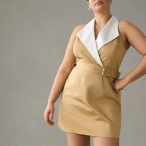 Anthropologie Hutch Sleeveless Collared Dress - Picture 5 of 7